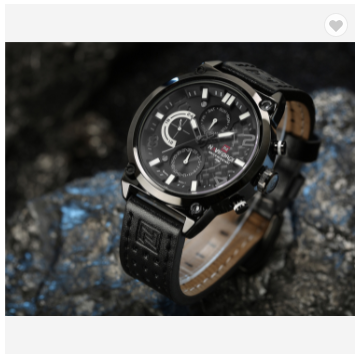 NAVIFORCE 9068L BGYB Luxury Brand Leather Analog Quartz Watches Men Date Week Fashion Military Wristwatches Male Clock