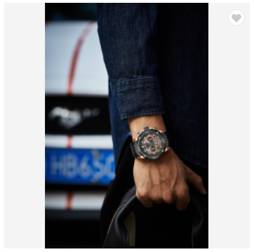 NAVIFORCE 9175 RGB Men Watches Luxury Chronograph Quartz Men’s Watch Stainless Steel Strap Casual Luminous Clock