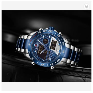 NAVIFORCE 9171 SBEBE Luxury Brand Men Watch Military Digital Sport Wristwatch Mens Steel Strap Water Resistant Clock Male Fashion