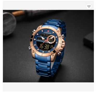 NAVIFORCE 9163 RGBE Men Military Sport Wrist Watch Quartz Steel Water Resistant Dual Display Male Clock Watches Luxury Fashion