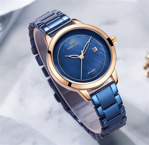 NAVIFORCE Watches For Women Quartz Wristwatches Ladies 5008 Relogio Feminino Female Bracelet Clock Watch