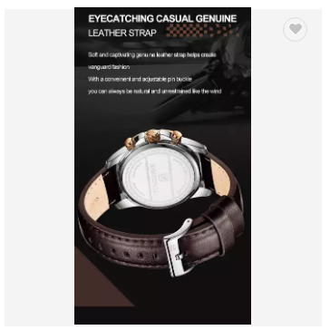 NAVIFORCE 8020L RGCEDBN Men Military Sports Watches Quartz Chronograph Casual Leather Wristwatches Relogio Masculino