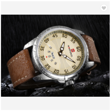 NAVIFORCE 9124 SBBN Fashion Brand Men Watch Casual Leather Quartz Analog Wrist Watches Water Resistant Auto Week Date Clock