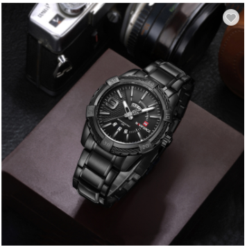 NAVIFORCE 9117S BB Luxury Brand Watches Men Fashion Classic Stainless Steel Sport Quartz WristWatch Male Water Resistant Analog Clock