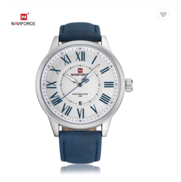 NAVIFORCE 9126 SWBE Fashion Mens Watches Luxury Quartz Men Week Date Sport Wrist Watch Male Water Resistant Clock