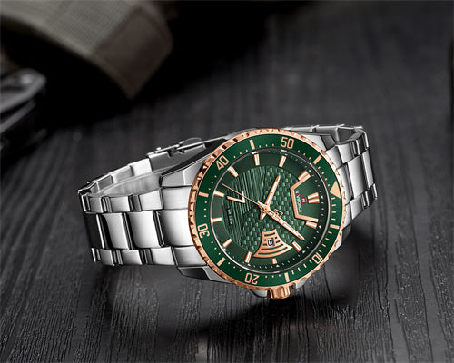 Naviforce 9191 Srggn Quartz Steel Water Resistant Dual Display Male Clock Men Military Sport Wrist Watch Watches Relogio Masculino