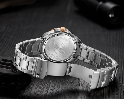 Naviforce 9191 Srggn Quartz Steel Water Resistant Dual Display Male Clock Men Military Sport Wrist Watch Watches Relogio Masculino