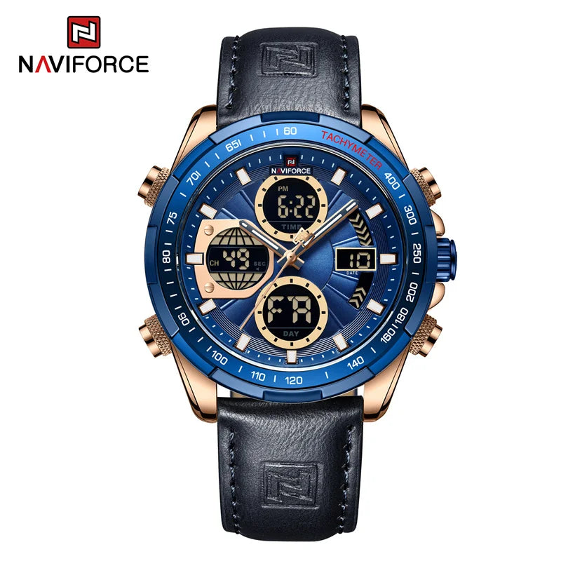 NAVIFORCE NF9197L Men’s Sport Watch 3Bar Water Resistant Quartz - RGBEBE