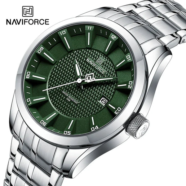 NAVIFORCE NF8032 Men Quartz Date Display Wristwatch Water Resistant