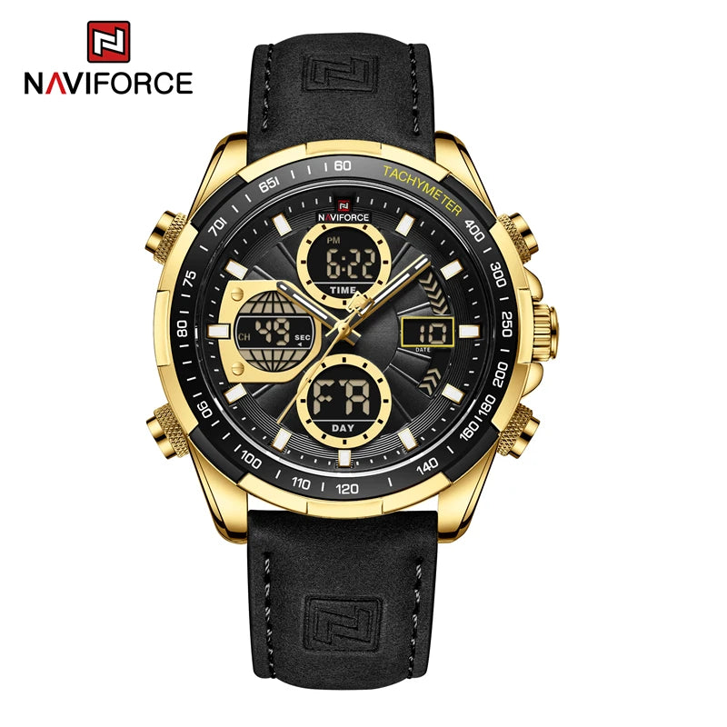 NAVIFORCE NF9197L Men’s Sport Watch 3Bar Water Resistant Quartz - GBB