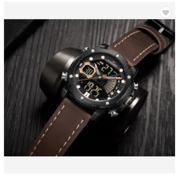NAVIFORCE 9172L BYBN Watches Mens Luxury Military Sport Water Resistant Quartz Wrist watch LED Digital Analog alarm Clock Fashion