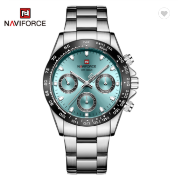 NAVIFORCE 9193 SBBE Men’s Watches Luxury Brand Sport Quartz Wrist Watch For Men Water Resistant Multi-function Digital Clock