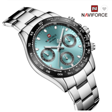NAVIFORCE 9193 SBBE Men’s Watches Luxury Brand Sport Quartz Wrist Watch For Men Water Resistant Multi-function Digital Clock