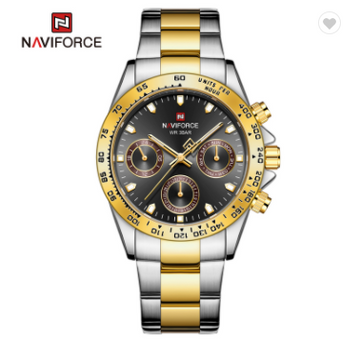 NAVIFORCE 9193 SGB Men’s Watches Luxury Brand Sport Quartz Wrist Watch For Men Water Resistant Multi-function Digital Clock