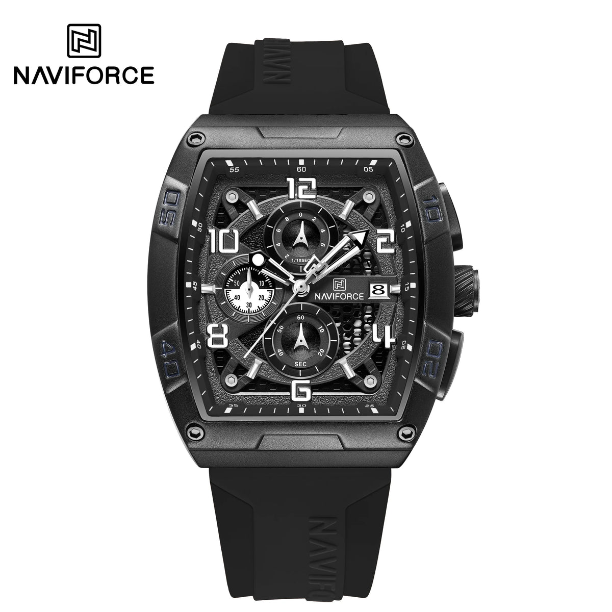 NAVIFORCE NF8052 Men Gold Design Quartz Watches Casual Male Wrist Watch - bwb-2