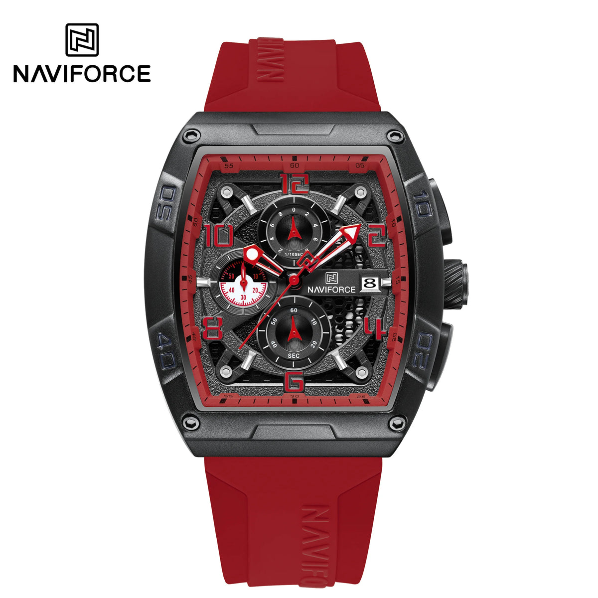 NAVIFORCE NF8052 Men Gold Design Quartz Watches Casual Male Wrist Watch - brr-2