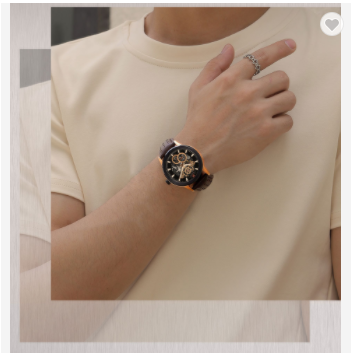 NAVIFORCE S1002 RGB Luxury Genuine Leather Watches for Men Fashion Automatic Mechanical Sport wrist watches with 100M Water Resistant