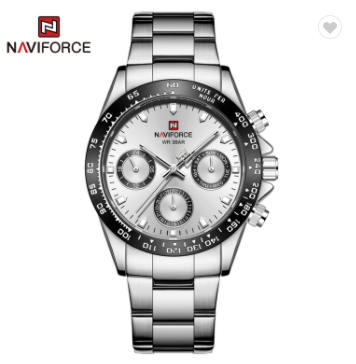 NAVIFORCE 9193 SBW Men’s Watches Luxury Brand Sport Quartz Wrist Watch For Men Water Resistant Multi-function Digital Clock