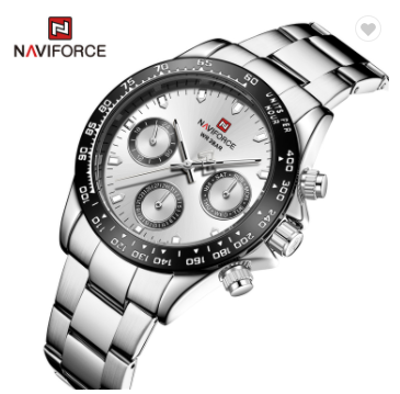 NAVIFORCE 9193 SBW Men’s Watches Luxury Brand Sport Quartz Wrist Watch For Men Water Resistant Multi-function Digital Clock