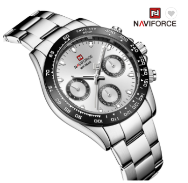 NAVIFORCE 9193 SBW Men’s Watches Luxury Brand Sport Quartz Wrist Watch For Men Water Resistant Multi-function Digital Clock