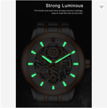 NAVIFORCE S1002 Luxury Mechanical Watch – 100M Water Resistant