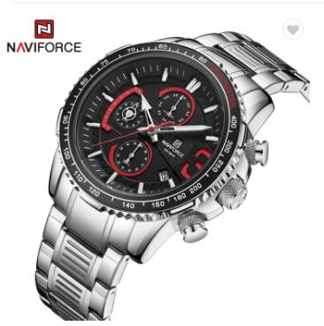 NAVIFORCE 8017 SB Men Quartz Multifunction Chronograph Sports Watches ...