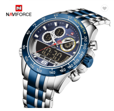 NAVIFORCE 9188 SBEBE Men Military Luxury Watch Quartz Sport Casual Full ...