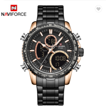 NAVIFORCE 9182 RGB Men Watch Luxury Sport Watches Mens Chronograph ...