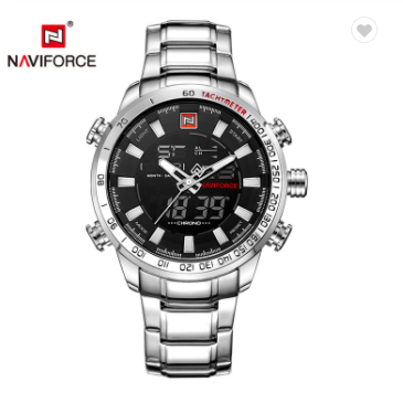 NAVIFORCE 9093 SBW Military Sports Watches Men Luxury Top Brand Digital ...