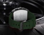 NAVIFORCE NF8052 Green Black watch back view NAVIFORCE NF8052 Green Black watch back view